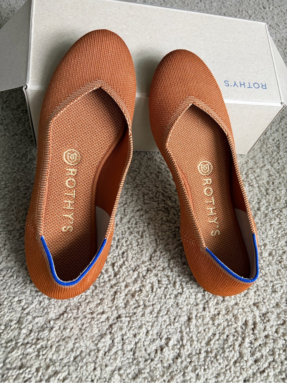 Rothy's Caramel Brown Women's Slip-On Flats